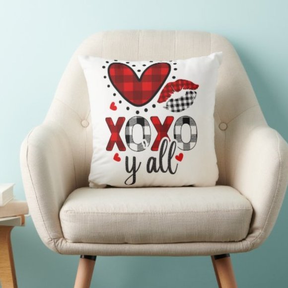 Decorative Love Throw Pillow Set of 2 - Picture 3 of 3